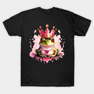 Frog Royalty: Crowned in Love T-Shirt